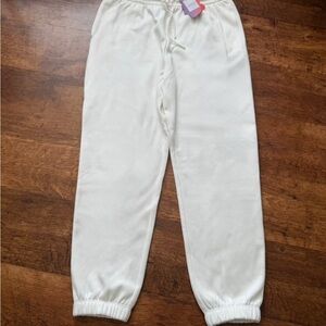 Fabletics Cream Jogger Pants